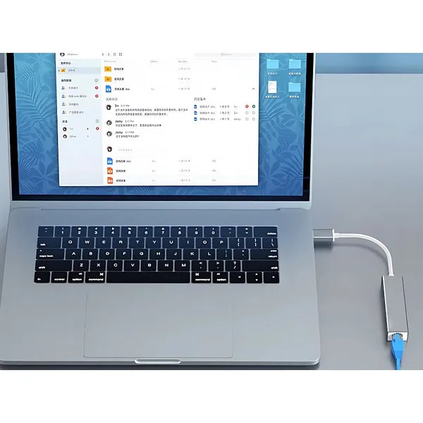 Usb-a ethernet adapter 100mbps rj45 szürke