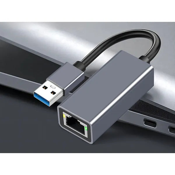 Usb-a ethernet adapter 100mbps rj45 szürke