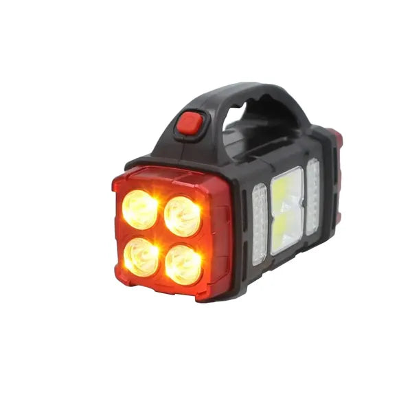 Napelemes hordozható LED + COB munkalámpa, powerbank funkcióval, 25W, IP44
