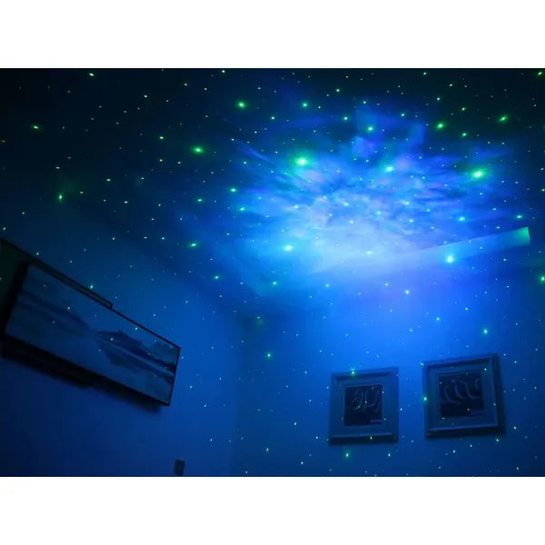 Űrhajós galaxis projektor LED lézer éjjeli fény távirányítóval és időzítővel