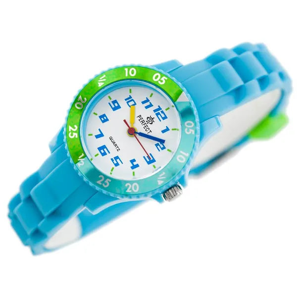 Női kvarc karóra gumiszíjjal, kék, 31 mm, WR30
