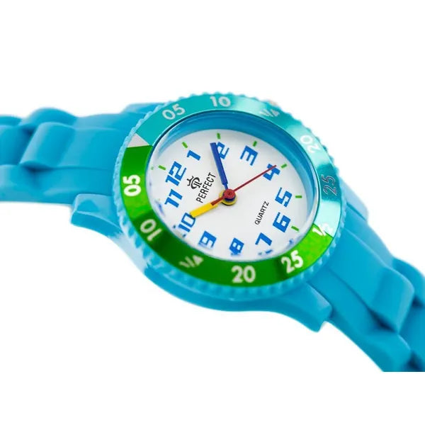Női kvarc karóra gumiszíjjal, kék, 31 mm, WR30