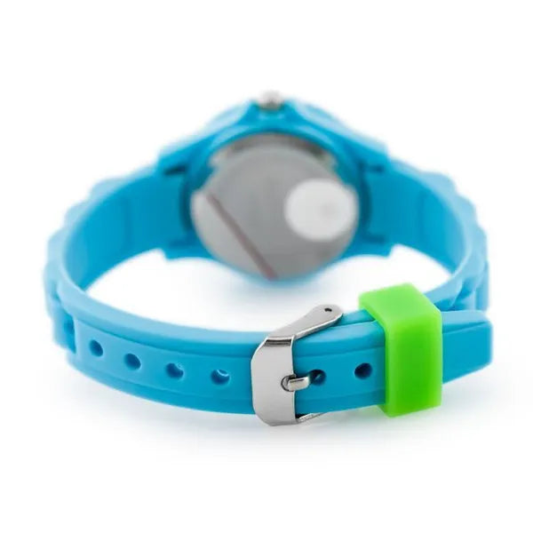 Női kvarc karóra gumiszíjjal, kék, 31 mm, WR30