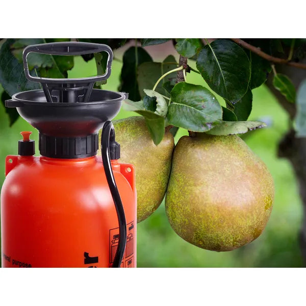Kézi nyomáspermetező 5 l tartállyal, 55 cm lándzsával és vállpánttal