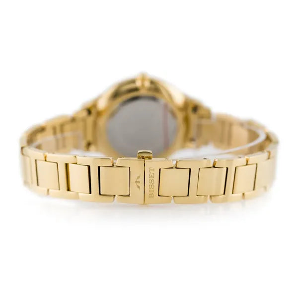 Bisset női karóra, arany, rozsdamentes acél szíj, quartz, 34 mm WR30