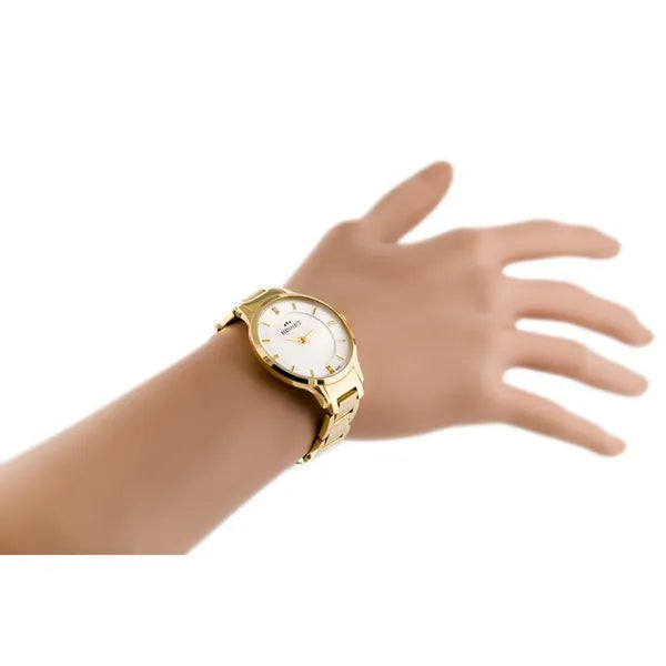 Bisset női karóra, arany, rozsdamentes acél szíj, quartz, 34 mm WR30