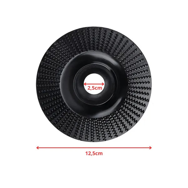 TCT keményfém fa csiszoló vájótárcsa 125 mm sarokcsiszolóhoz
