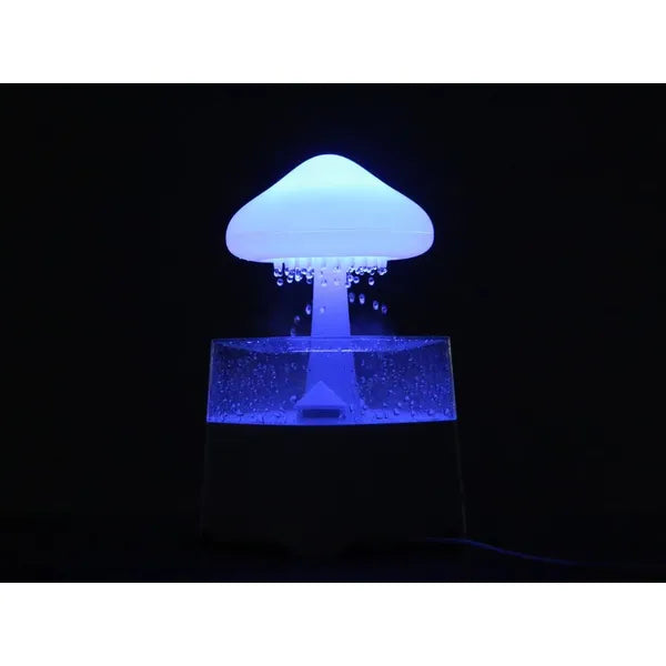 Gombakalap alakú 450 ml USB párásító aroma diffúzor RGB fénnyel, távirányítóval
