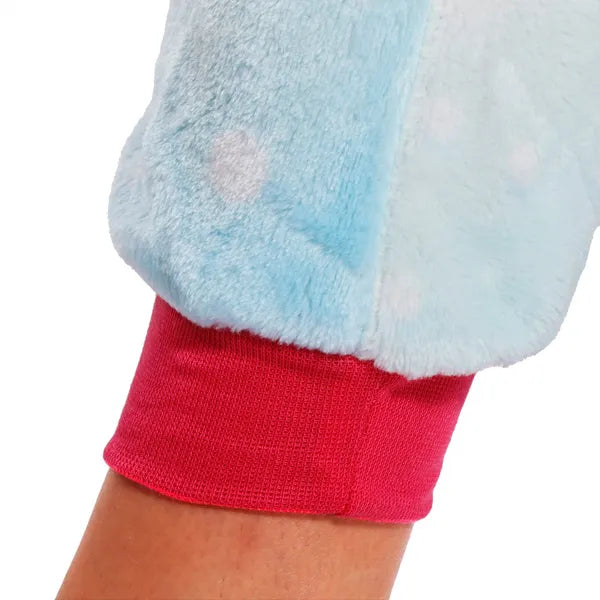 Unikornis kigurumi gyerek pizsama, 130–140 cm, poliészter, zsebekkel