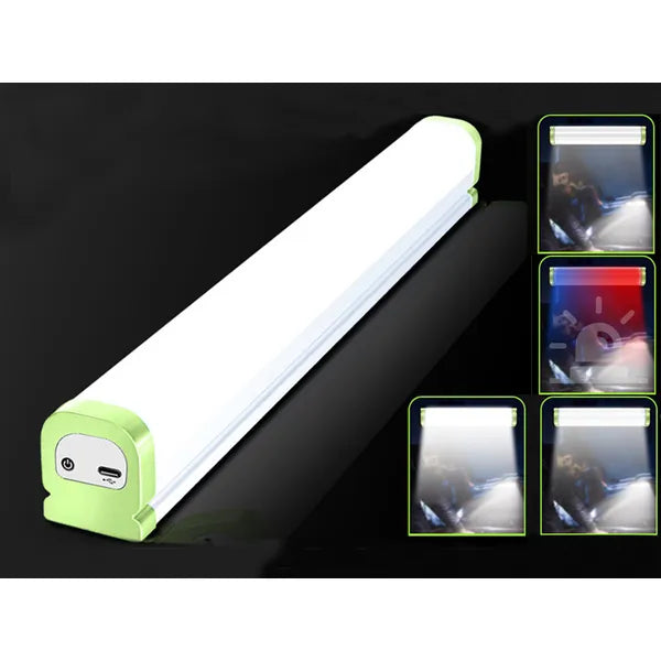 LED műhelylámpa mágneses kampóval, USB-C tölthető powerbank, 4 fény mód