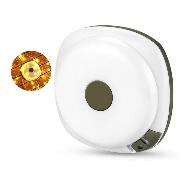 Újratölthető kemping LED lámpa 8 m meleg fényű fényfüzérrel