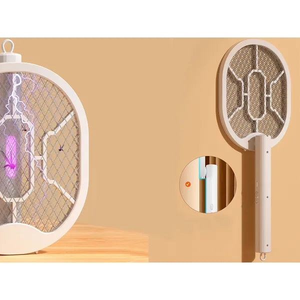 Elektromos, összehajtható UV szúnyogirtó ütő, akkus, 3000 V, 5 W