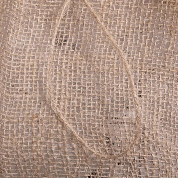 Mikulás zsák barna juta, 60×100 cm, húzózsinórral