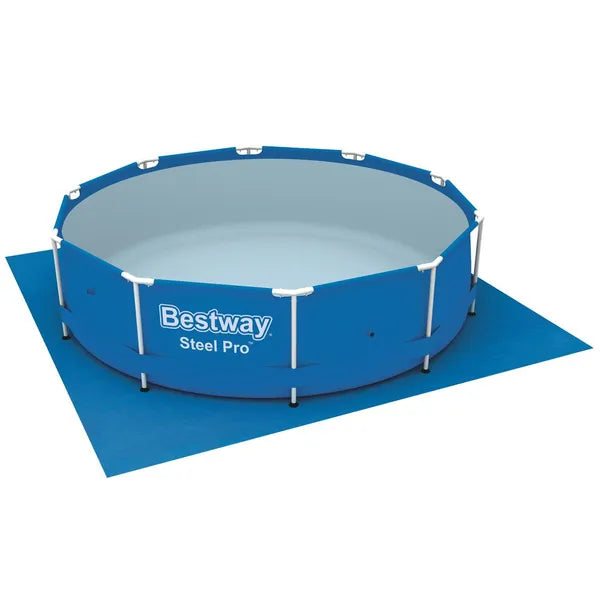 Védőszőnyeg kerti medencéhez, 335×335 cm, kék, Bestway BA0029