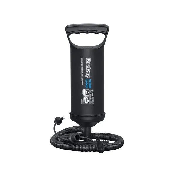 Bestway kézi pumpa, kétirányú, 30 cm, 0,85 l/ciklus, 3 fúvóka