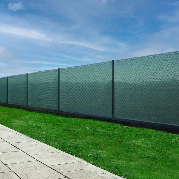 Zöld árnyékoló háló 65 g/m², 1,5×50 m, 200 gyorskötöző