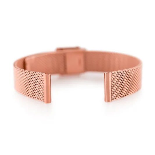Rosegold mesh óraszíj, állítható, 12 mm