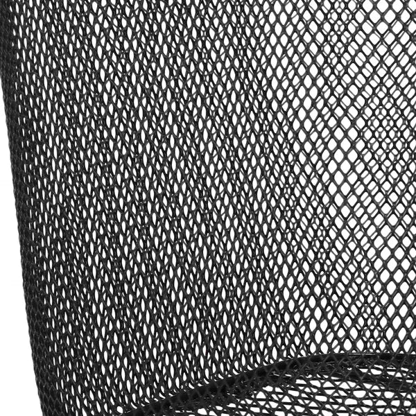 Fekete fém első kerékpár kosár, click rögzítéssel, 35×26×25 cm, 6 kg