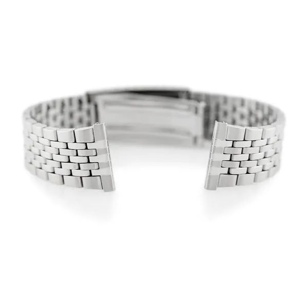 Ezüst színű, 20 mm-es fém óraszíj karkötő, 520S modell