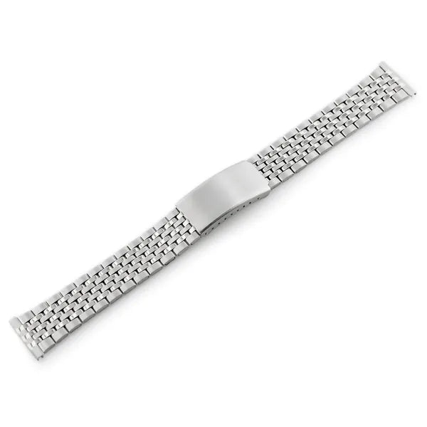 Ezüst színű, 20 mm-es fém óraszíj karkötő, 520S modell
