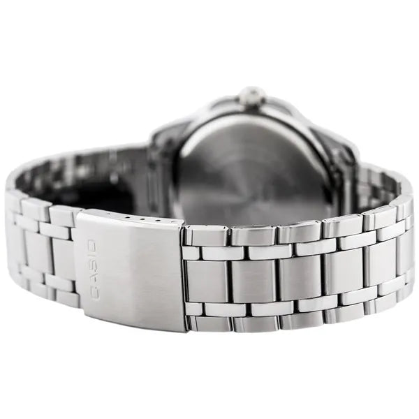 Casio MTP-1314D-1AV férfi karóra, acél szíj, fekete számlap, WR50