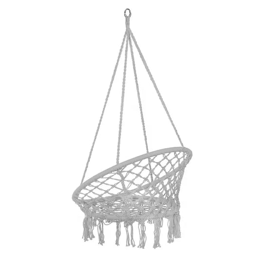 Kerti függőszék, szürke, 60 cm ülőfelület, 150 kg teherbírás