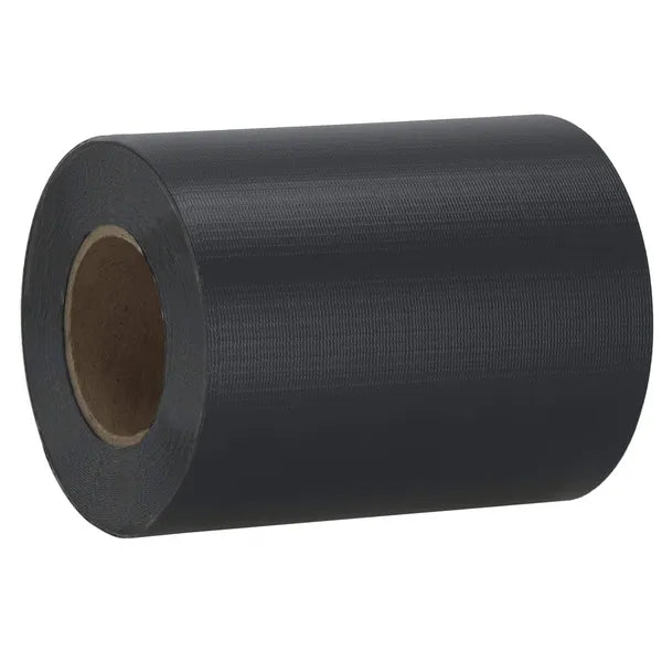 Antracit PVC kerítés árnyékoló szalag 19 cm×35 m 450 g/m², 20 klipsszel