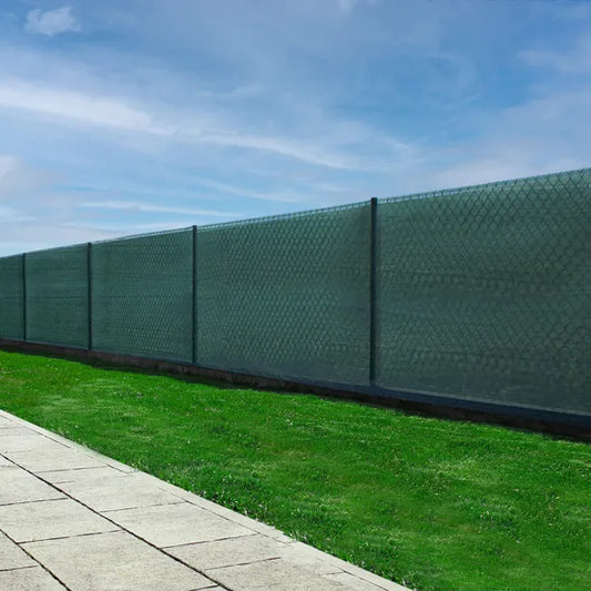 Zöld HDPE árnyékoló háló 1,7×25 m 95% 185 g/m² +100 rögzítő