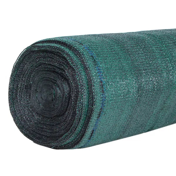 Zöld árnyékoló háló 1,7×10 m, 95% takarás, 185 g/m², 50 gyorskötöző