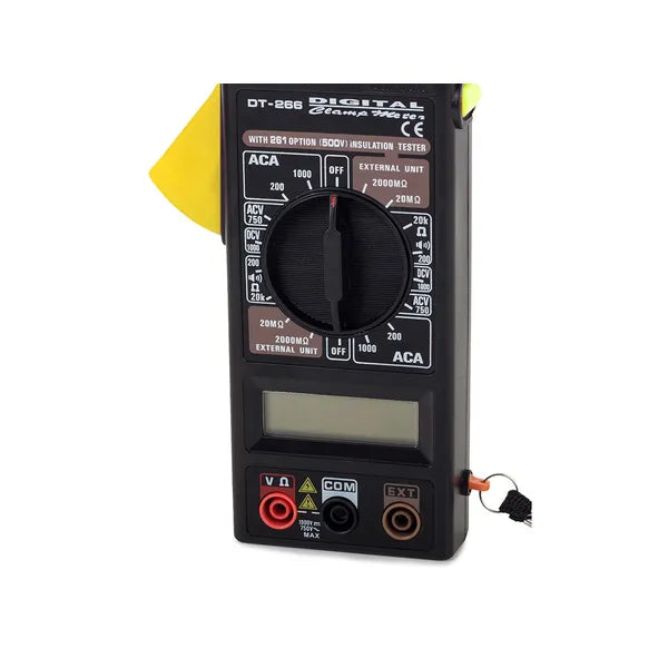 Digitális lakatfogó multiméter LCD kijelzővel, 1000 A AC és 1000 V DC