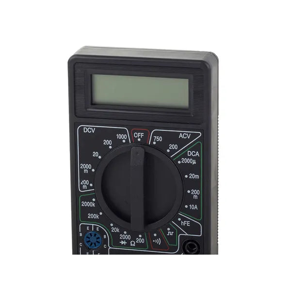 Dt-832 digitális multiméter, LCD kijelző, 1000 V DC / 750 V AC, 10 A