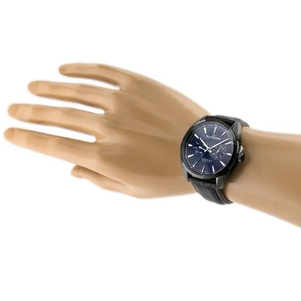 Férfi karóra Rubicon RNCD69, Miyota kvarc, 43 mm, WR50, bőr szíj