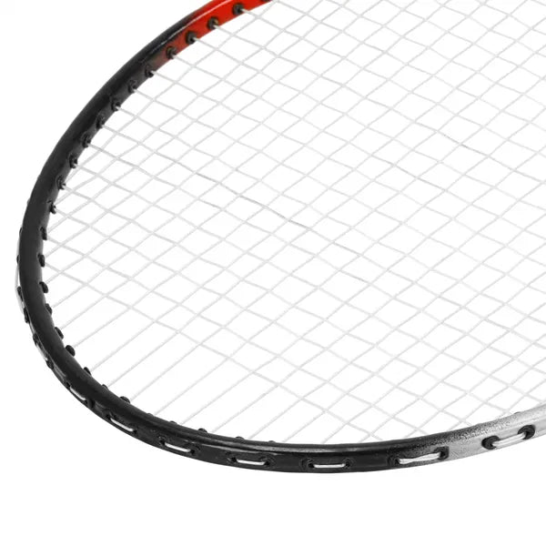 Badminton szett: 2 acél ütő (66 cm), 6 műanyag toll, hordtáska