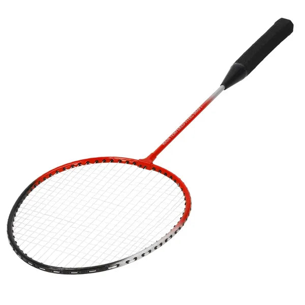 Badminton szett: 2 acél ütő (66 cm), 6 műanyag toll, hordtáska