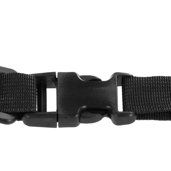 Vízálló roll-top szárazzsák 5 L, sárga-fekete PVC, vállpánttal