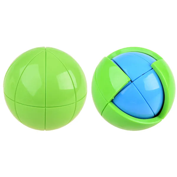 3D színes kirakó labda, 21 részes logikai játék, 8 cm átmérő