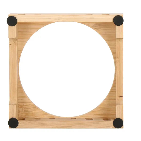Kisállat etetőtál bambusz állvánnyal, 15×15 cm, Springos
