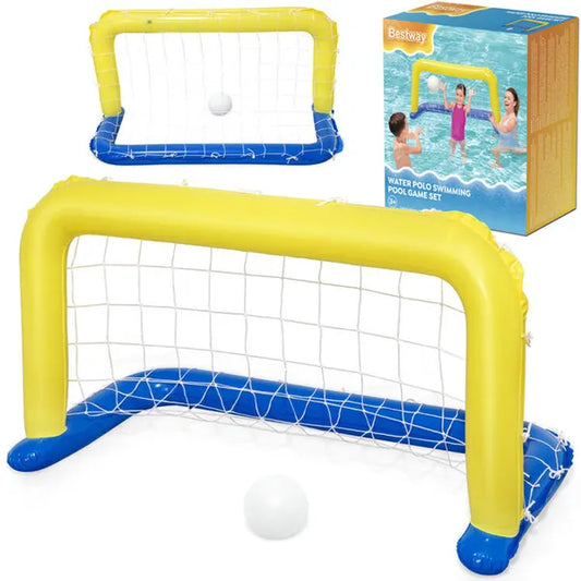 Bestway 52123B felfújható vízilabda kapu labdával, 137×66 cm