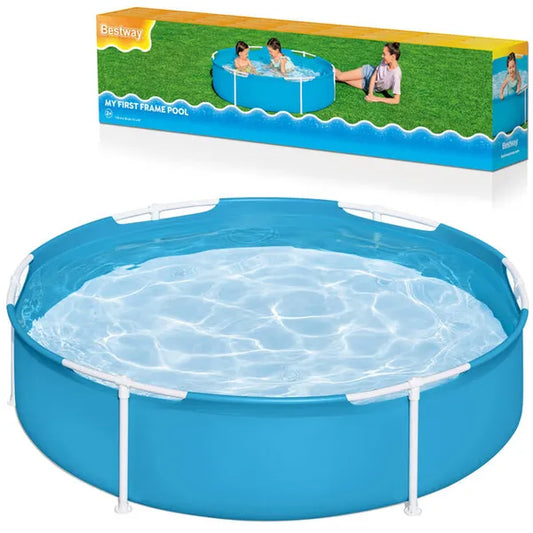 Gyermek fémvázas medence, 152×38 cm, 580 l, kék, Bestway