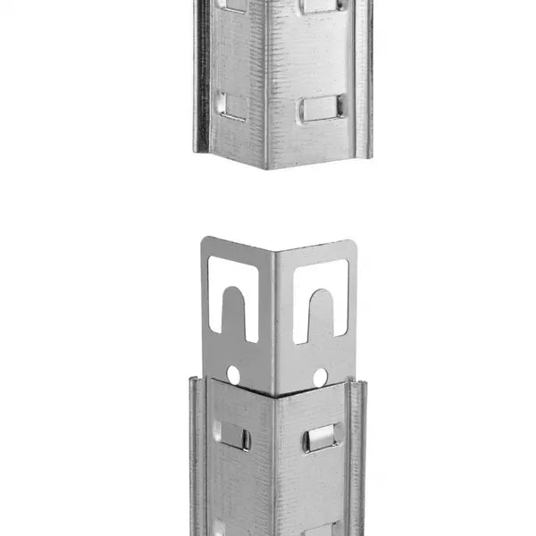 Ipari állvány 225×110×50 cm, 6 polc, 900 kg teherbírás, alu+MDF