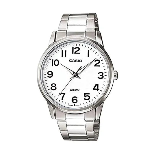 Casio MTP-1303D-7B férfi karóra, rozsdamentes acél szíj, 40 mm, WR50