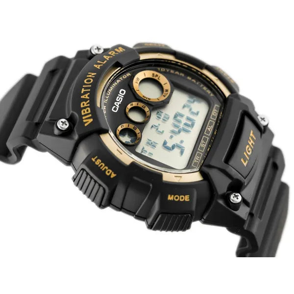 Casio W-735H-1A2V férfi digitális sportóra, Super Illuminator, WR100