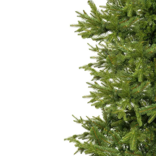 Ultrarealisztikus PE műfenyő, 150 cm, fém, 4 ágú talppal