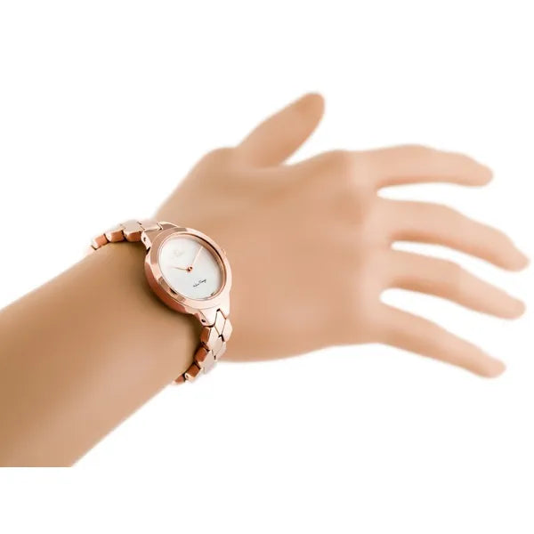 G. Rossi női karóra rózsaarany Miyota quartz, WR30, 28x37mm