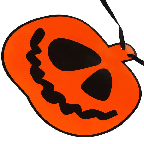 Happy Halloween papír girland, 2 db, 200 cm, fekete-narancs