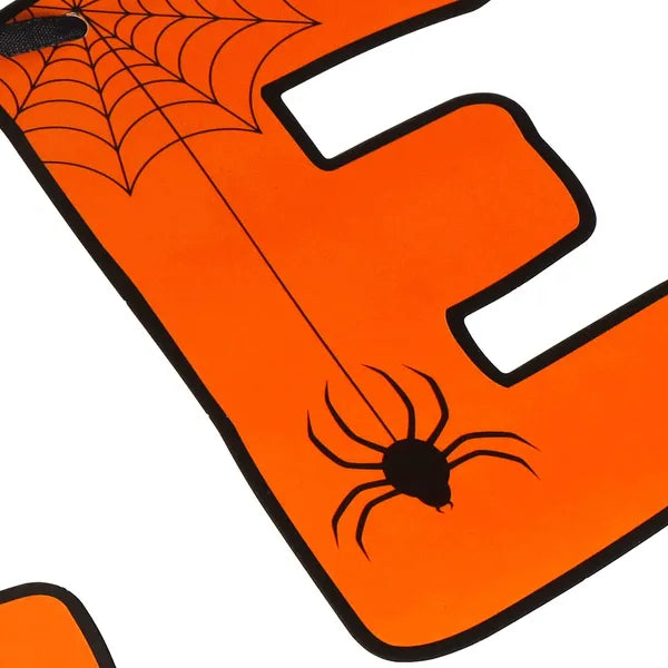 Happy Halloween papír girland, 2 db, 200 cm, fekete-narancs
