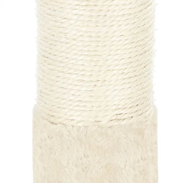 Beige, 5 szintes állítható macskafa plafonig, 240–265 cm