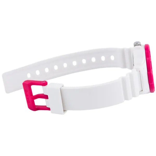 Casio LRW-200H-4BV lány karóra, WR100, fehér-rózsaszín, 33 mm