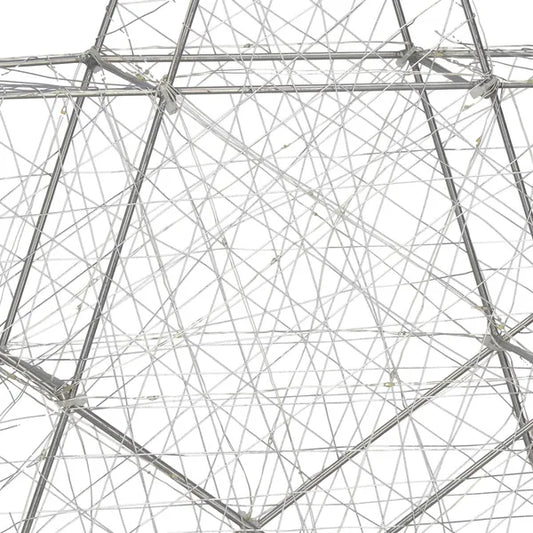 Springos beltéri fénydekoráció 100 LED meleg fehér, elemes IP20 55×57 cm