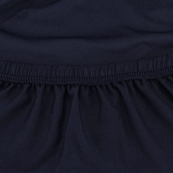 Univerzális rugalmas székhuzat, sötétkék, poliészter-spandex